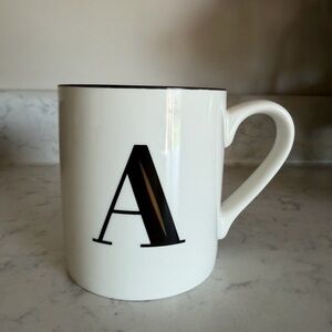 “A” letter Coffee Mug